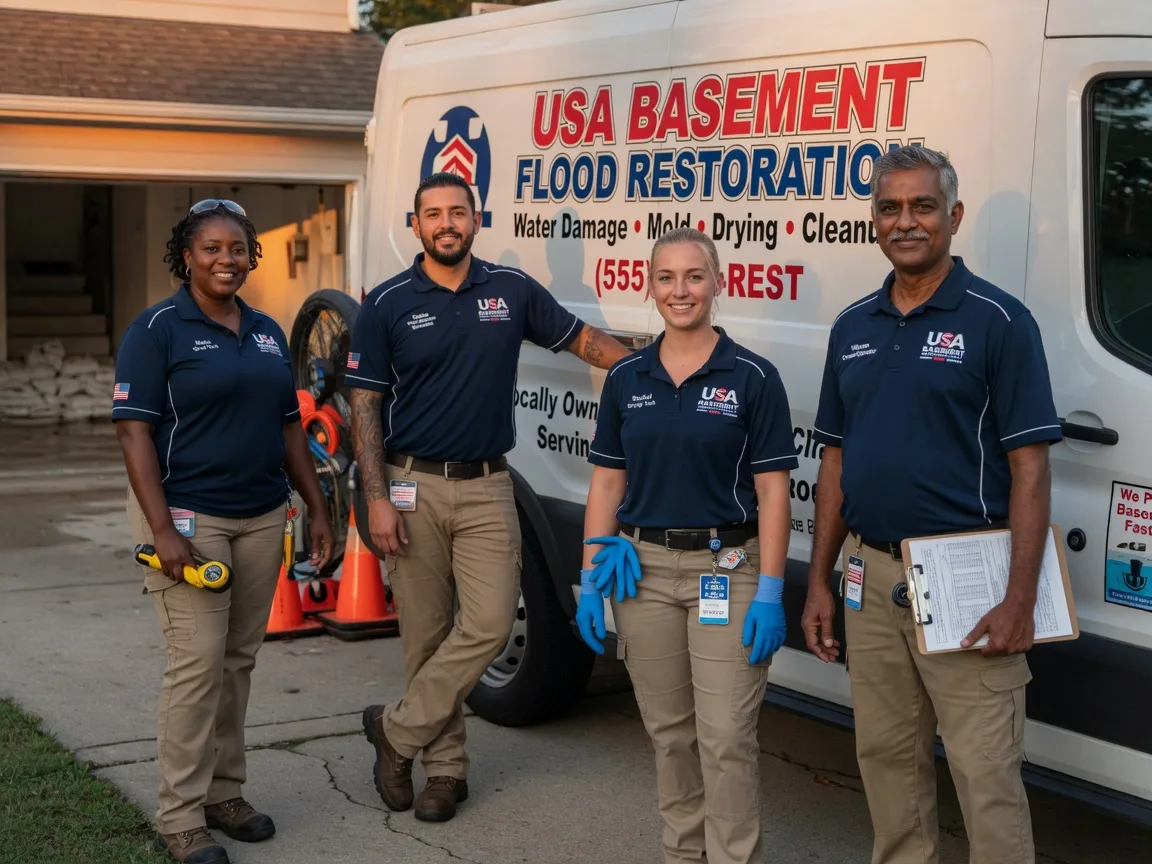 Basement Flood Cleanup company in Vancleave, MS